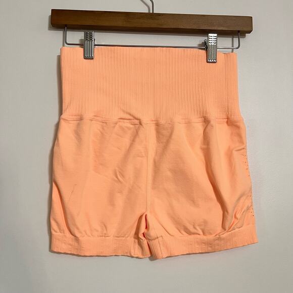 NWOT Free People Movement High Waist Good Karma Shorts in Morning Sun - Picture 4 of 5